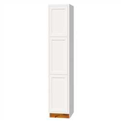 Kitchen Kompact D White - 90" High Broom Cabinets (BRT)