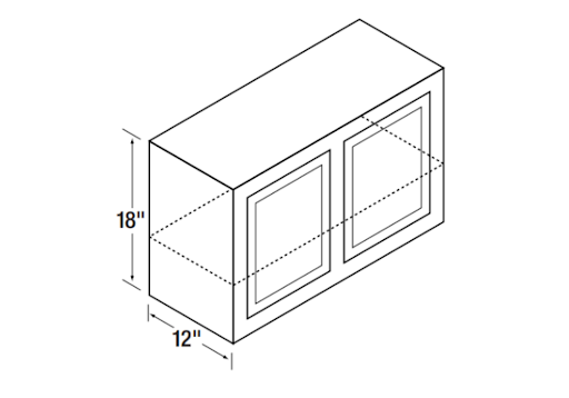 Kitchen Kompact Chadwood - 18" High Wall Cabinets (Y)