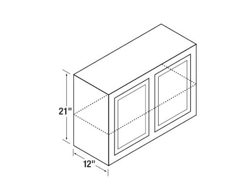 Kitchen Kompact Glenwood - 21" High Wall Cabinets (R)