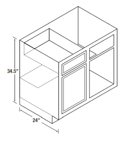 Kitchen Kompact Chadwood - Base Blind Corner Cabinets (BC)