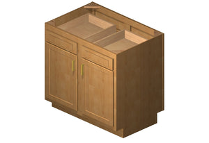 Kitchen Kompact Warmwood - Peninsula Base Cabinets (P)