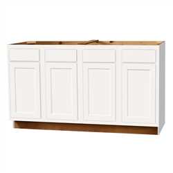 Kitchen Kompact D White - 60 Sink Base Cabinets (SB)