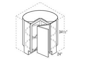 Woodward Classic - Shaker Base Lazy Susan