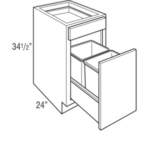 Woodward Classic - Shaker Base Wastebasket