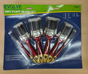 10pc Paint Brush Set