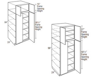 Woodward White - Utility Double Door