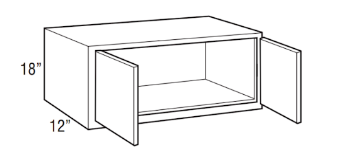 Woodward White - Wall Double Door